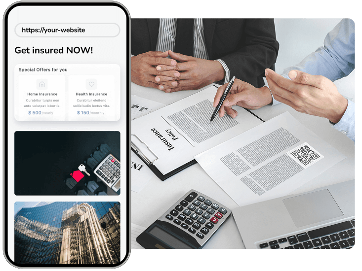 QR codes for insurance