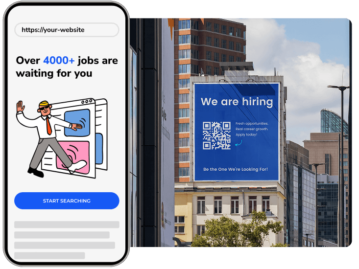 QR codes for staffing