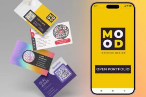 Profesionāli izstrādātu vizītkaršu izvēle ar integrētiem QR kodiem