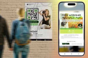 Una moderna tecnica di codice QR per l'iscrizione via e-mail
