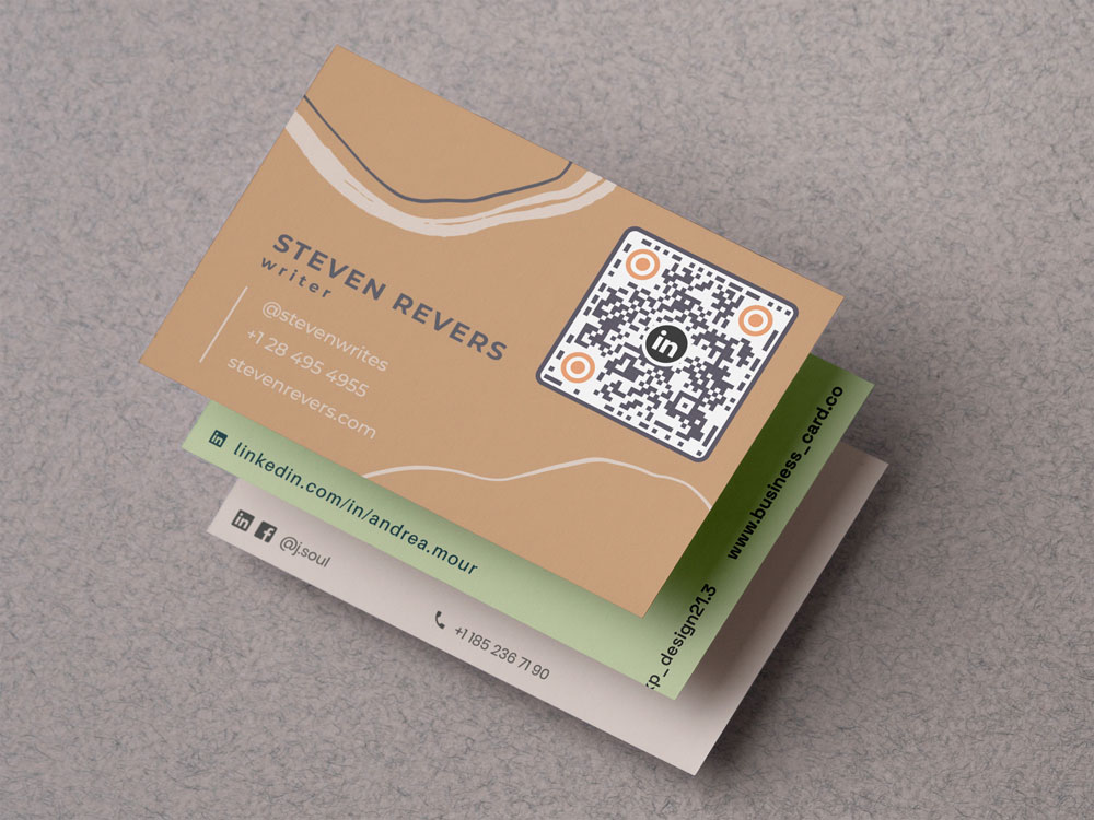 QR-код LinkedIn для візитних карток