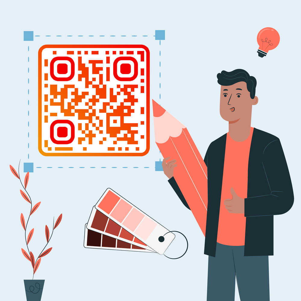 Customize a Mailchimp QR code with brand colors