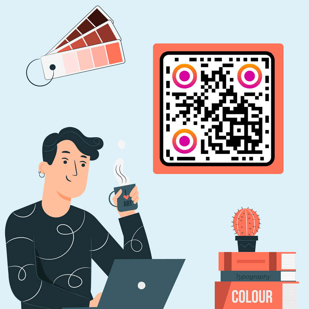 Tạo mã QR Gmail có thương hiệu với màu sắc và logo tùy chỉnh