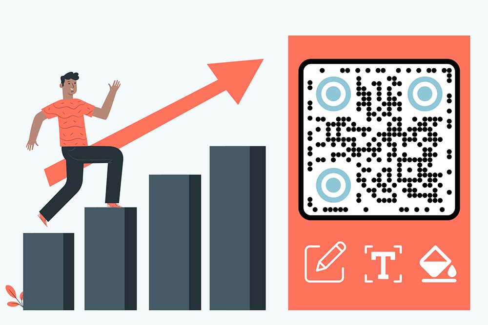 Explanation of a dynamic QR code with changing elements