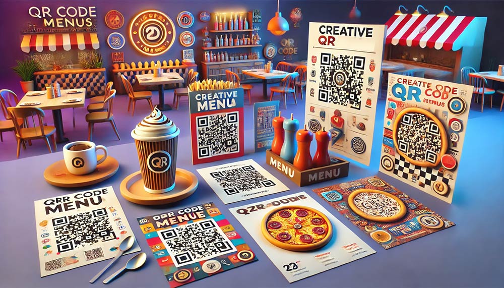 ไอเดียการออกแบบเมนู QR code