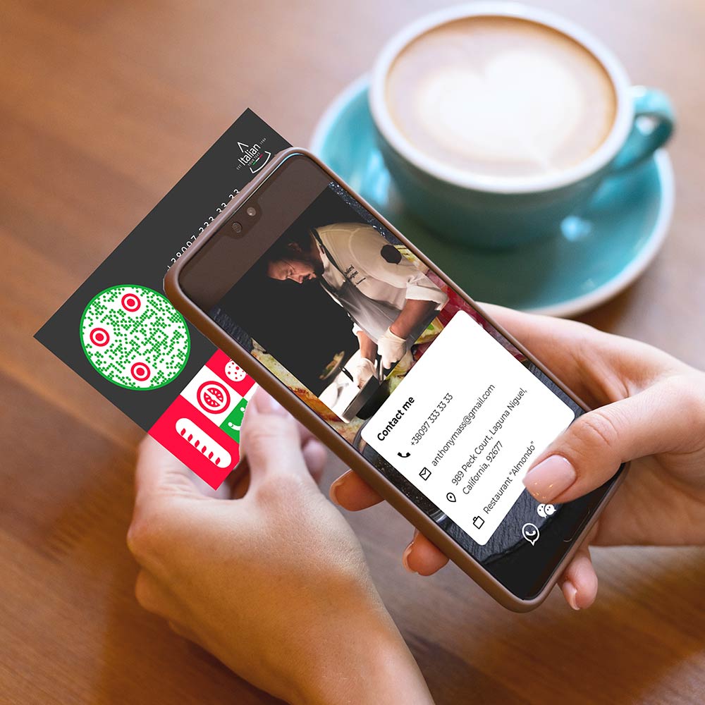 Crea un biglietto da visita digitale con codice QR - Pageloot