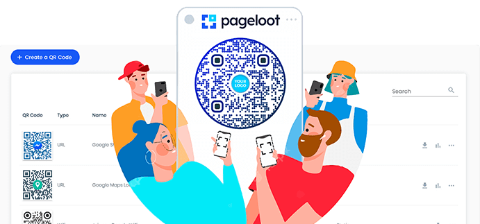 Make a Custom  QR Code Now • Pageloot