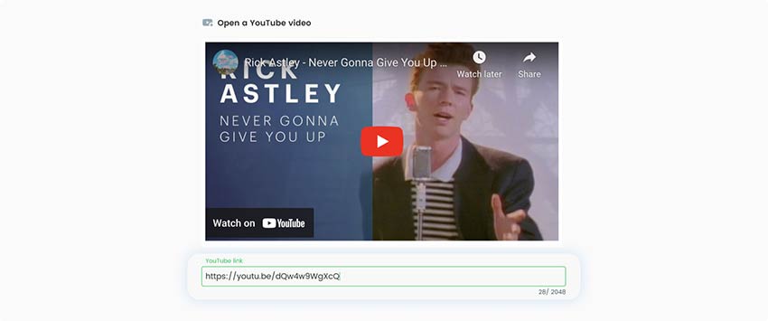 Rick Roll Link Generator