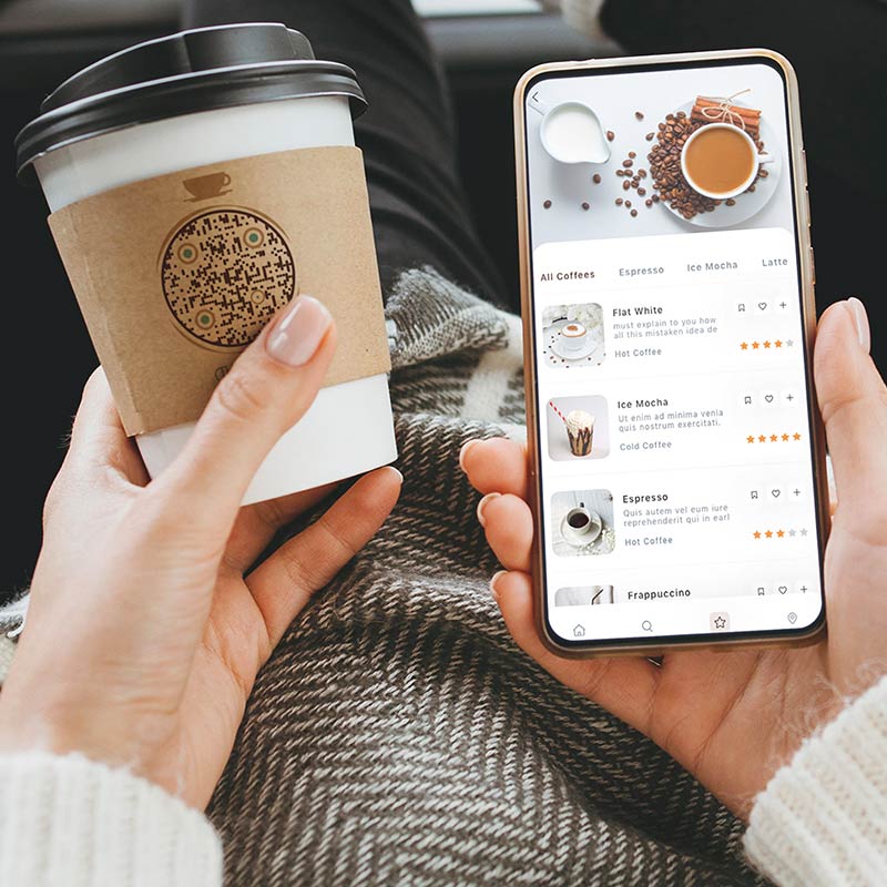 Gratis dynamisk QR-kodgenerator för smartphones