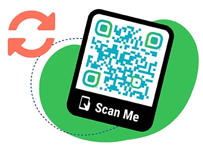 updating app QR code after it’s been created and printed