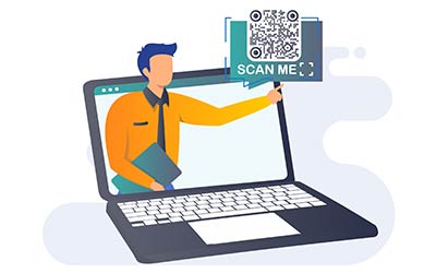 Come aprire un codice QR su un laptop o un computer - ME-QR