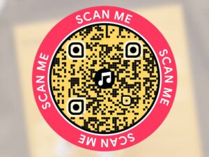 Garso QR kodo peržiūra žurnalui