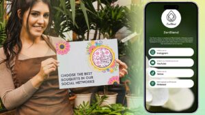 Loo QR-kood erinevate sotsiaalmeediakontode jaoks, mis on avatud samal lehel