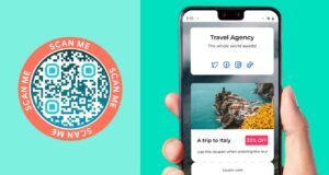 创建 QR 码优惠券，在浏览器的登陆页面上显示优惠券信息