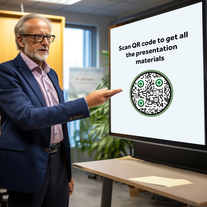 How to create a QR code for a Google drive folder
