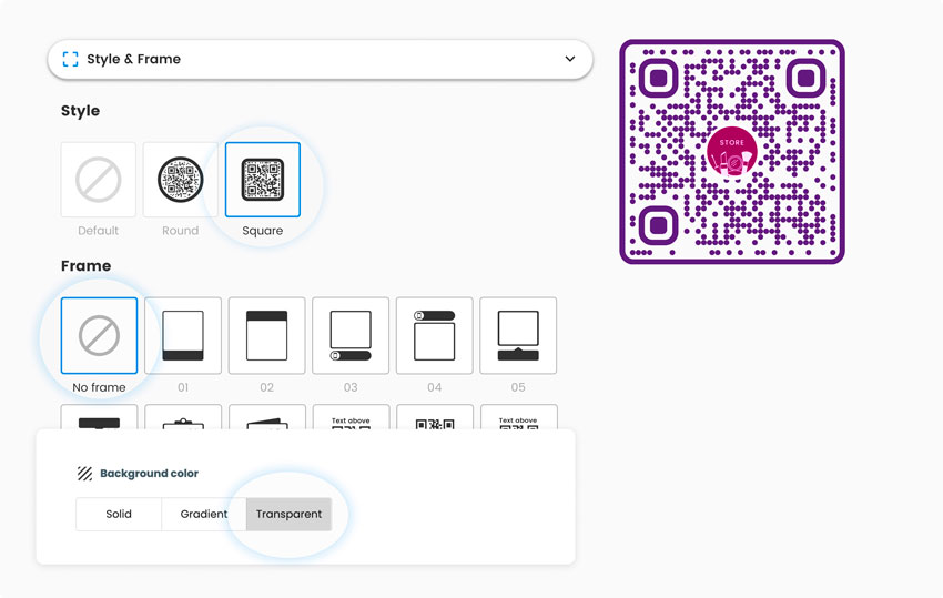 PNG QR-Code Entwurf