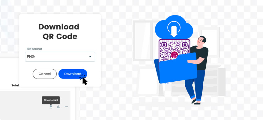 Klicken Sie auf die Schaltfläche "Download" im Generator-Tool