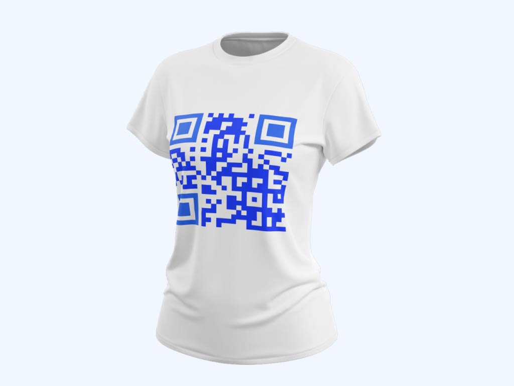 QR code on clothing